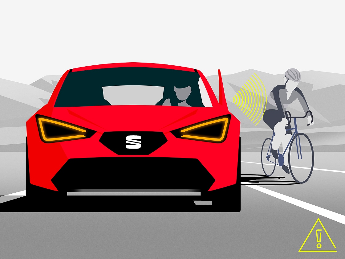 SEAT Arona turvasüsteem – rajavahetuse abisüsteem