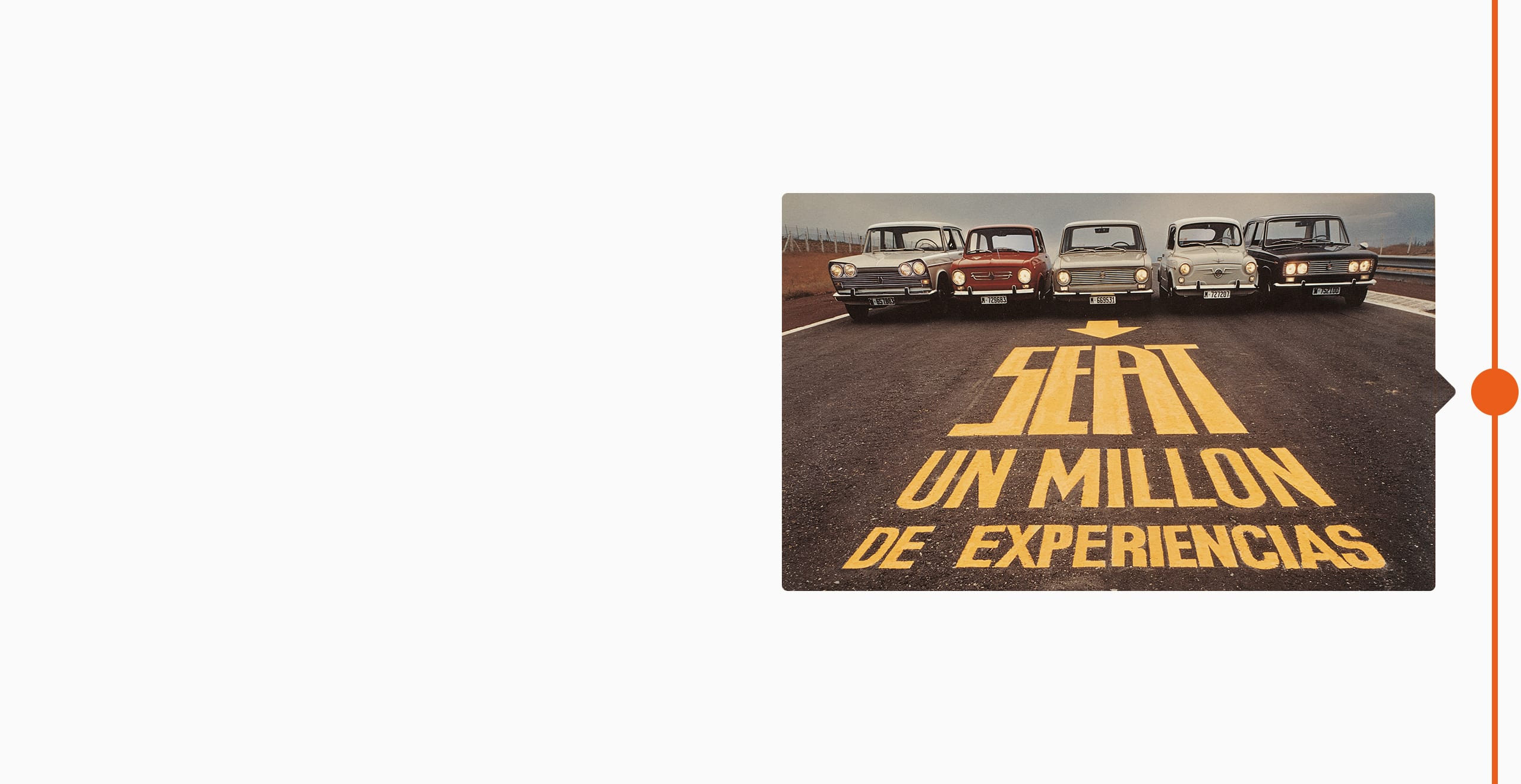 SEATi brändi ajalugu 1974 - viis klassikalist autot on tänaval rivis
