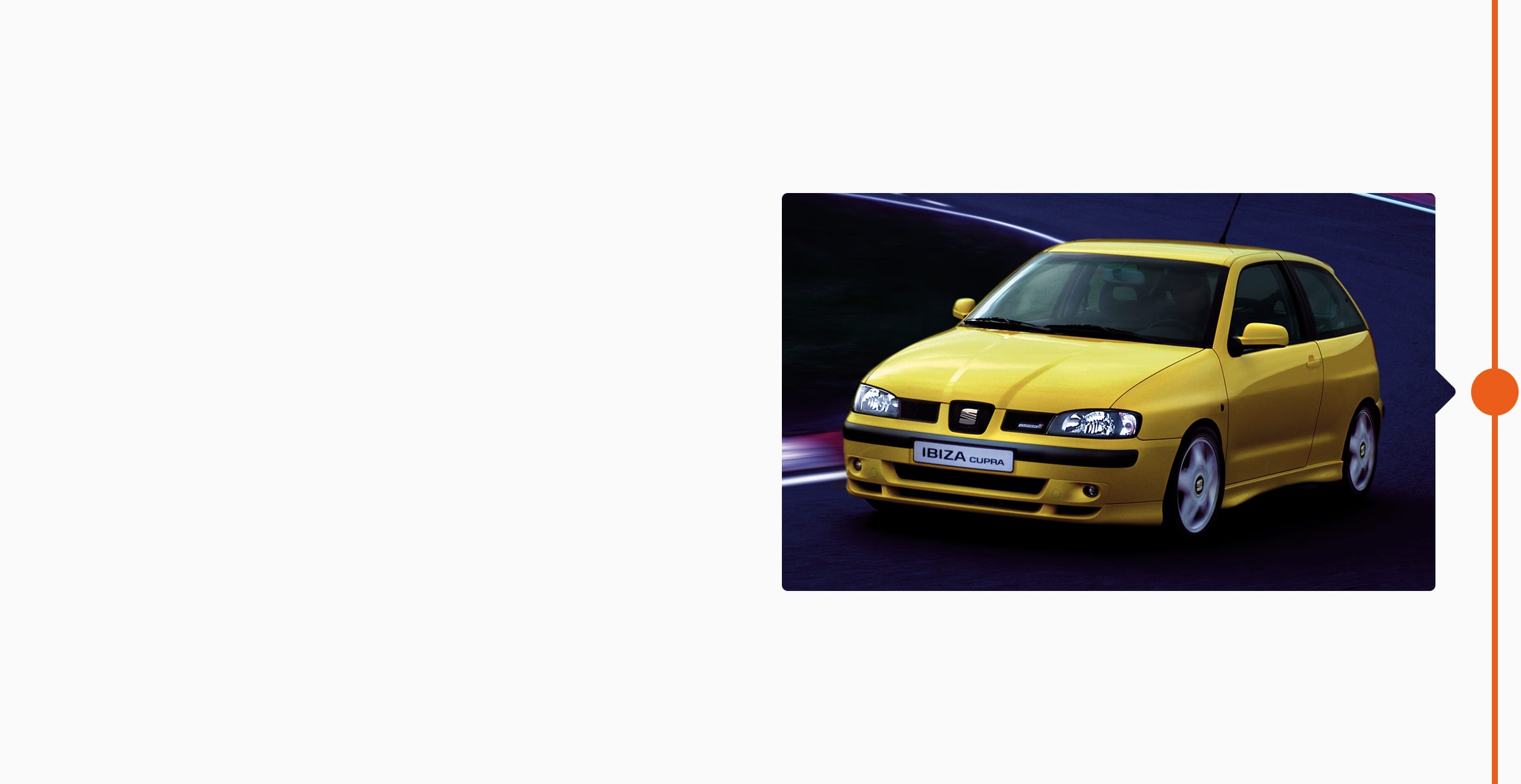 SEATi brändi ajalugu 1996 - FIA ralli maailmameistrivõistlused SEAT Ibiza Kit Car sportauto CUPRA bränd