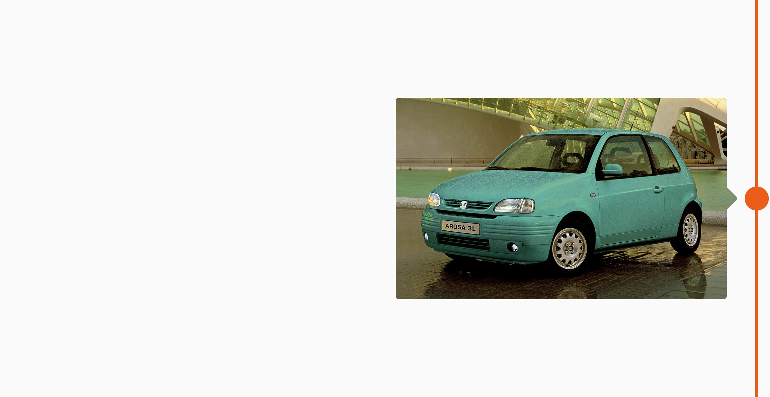 SEATi brändi ajalugu 1997 - SEAT Arosa auto